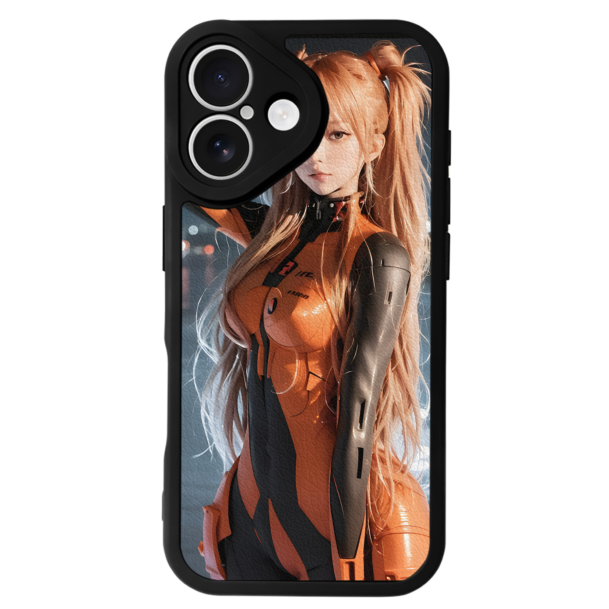 （画像用） EVA 新世紀エヴァンゲリオン 【iPhone 16シリーズ対応】シリコンスマホケース（レザー調） 材質：シリコン